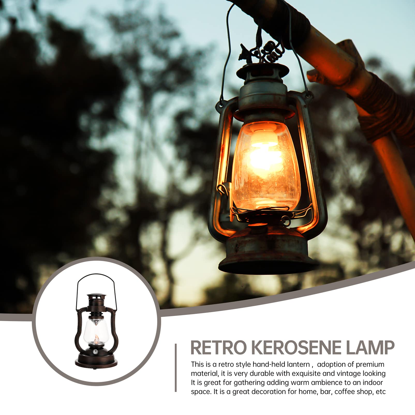 Amazon.com: Vintage Lantern Decor Retro Horse Lantern Night Light